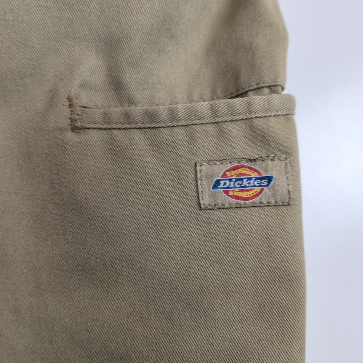 Short Dickies Workwear Crème Homme W33 Coupe Droite Très Bon État