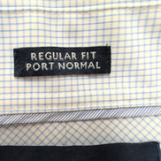 Chemise Tommy Hilfiger bleue petits carreaux manches longues XL XXL