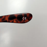 Lunettes de soleil Bar-On Femme Y2K Branche large Carré effet Bois Marron Noir