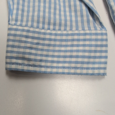 Chemise Polo Ralph Lauren XXL Blake Bleue Carreaux 100% Coton Logo Bleu Marine