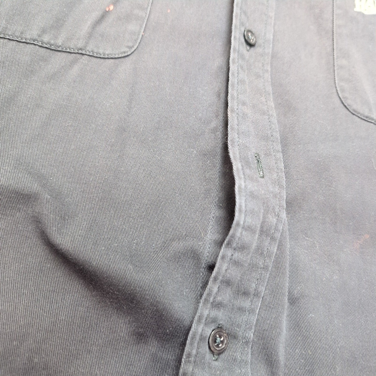Chemise Harley Davidson XL Noire Coton Poches Boutonnées Logo Brodé