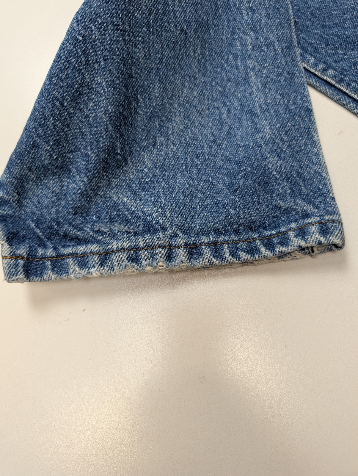 Jean Lee Vintage Regular Fit W29 L30 Bleu Denim Patiné Classic Straight