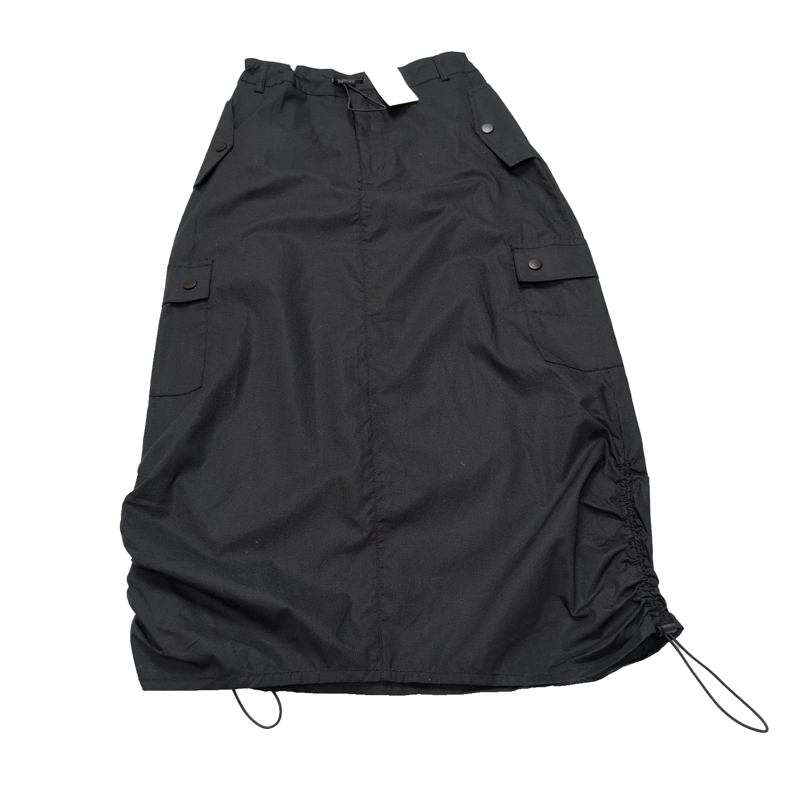 Jupe Femme T34 Pimkie Noire Coton Neuve avec Étiquette Poches Cargo