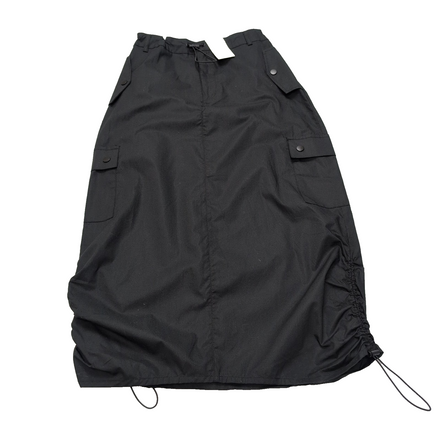 Jupe Femme T34 Pimkie Noire Coton Neuve avec Étiquette Poches Cargo