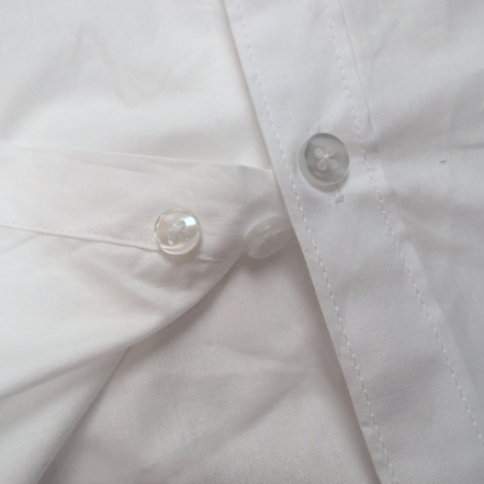 Chemise Todd Shelton L Neuve Étiquette Slim Fit Blanche Manches longues