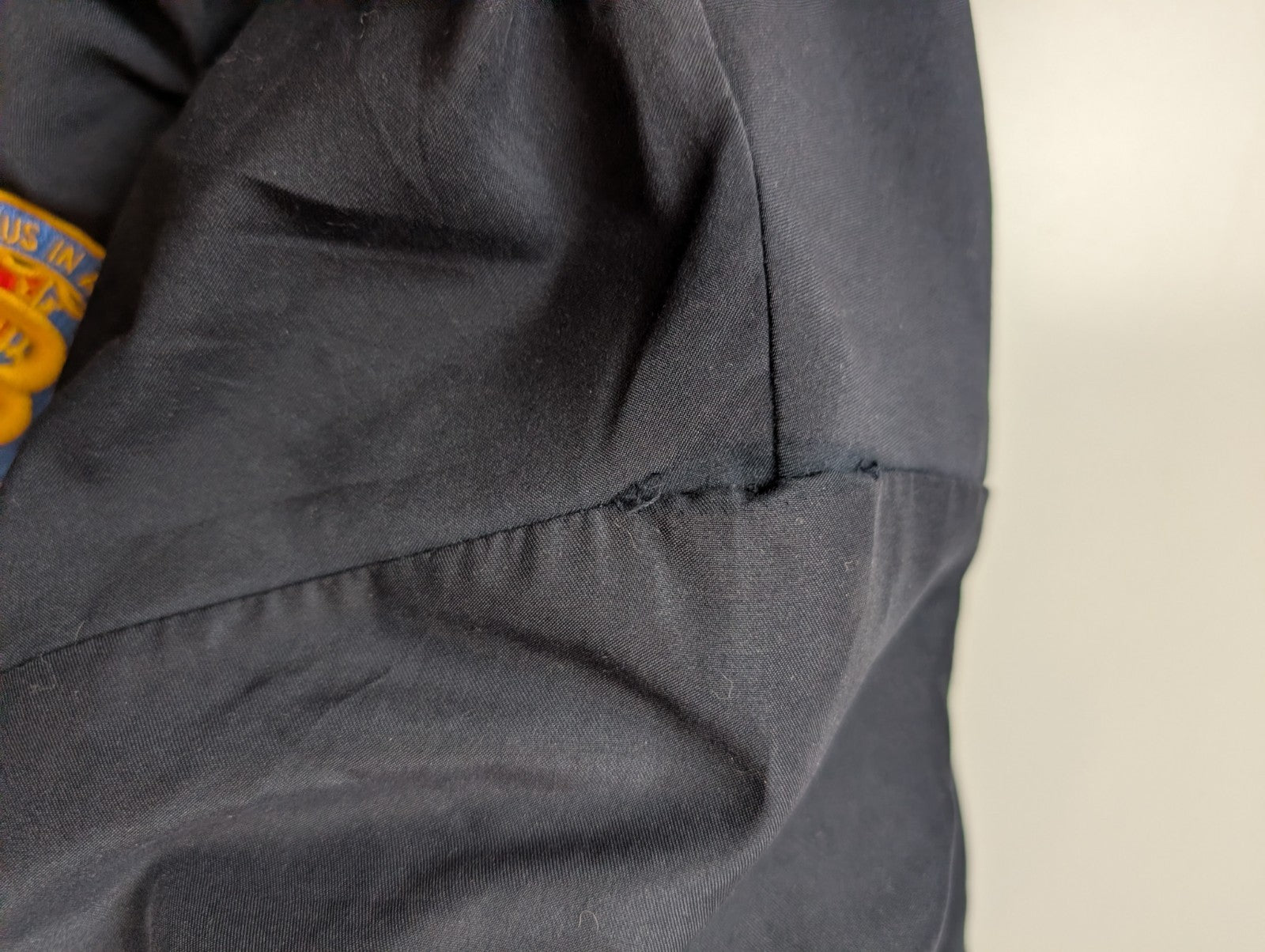 Blouson Polaire Chaud Hiver Botany Bay Bleu M | Style Varsity Écusson École