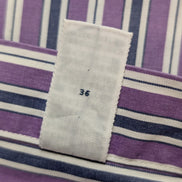 Chemise Polo Ralph Lauren Shirt M Curham Sport Violet Rayée Poche Col Classique