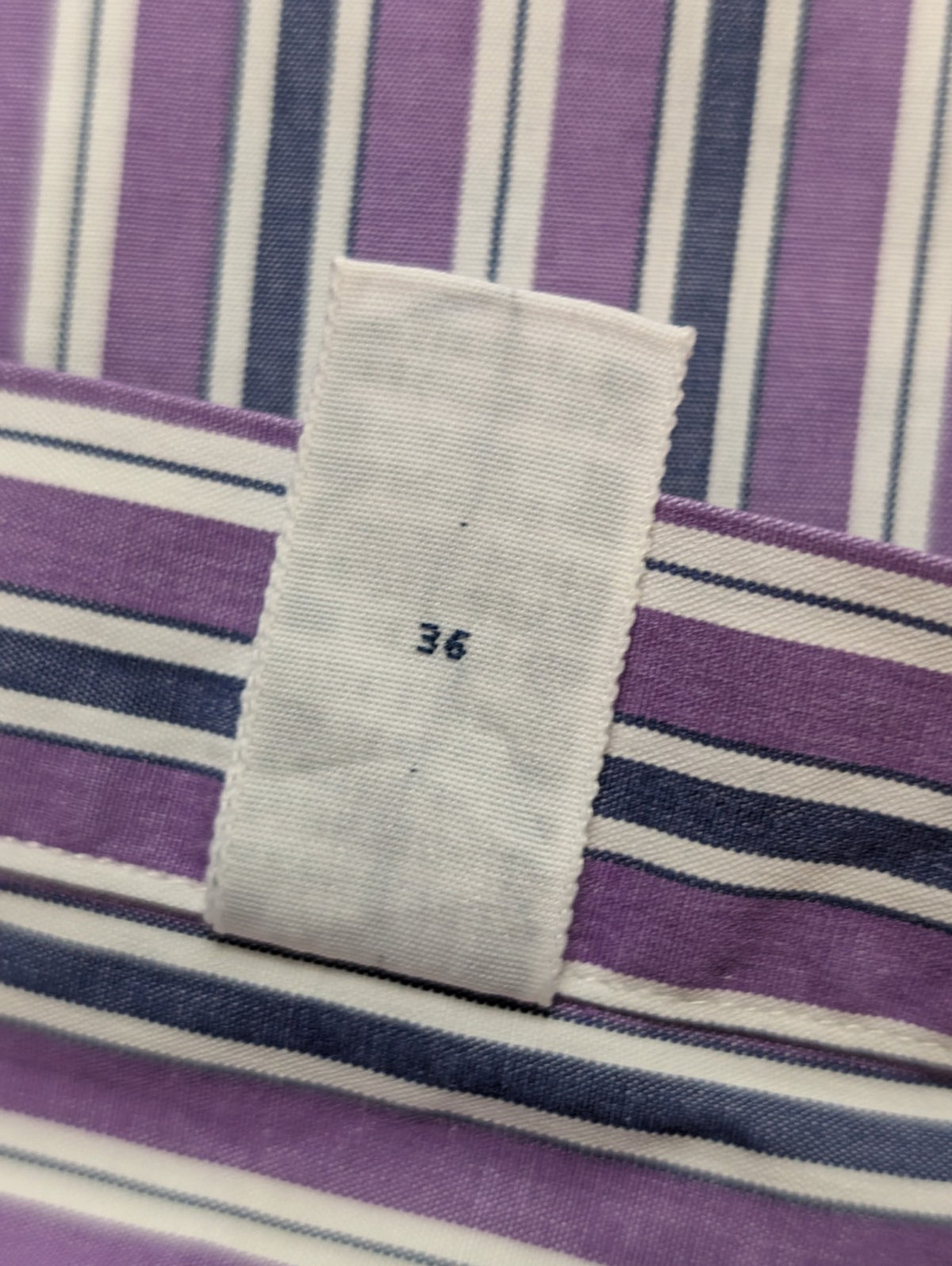 Chemise Polo Ralph Lauren Shirt M Curham Sport Violet Rayée Poche Col Classique