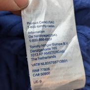 Pull Femme Tommy Hilfiger Bleu Électrique Torsadé - Taille 3XL