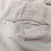 Pantalon Chino Polo Ralph Lauren W33 L34 Crème À Pinces 100% Coton