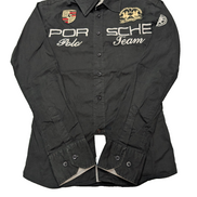 Chemise La Martina x Porsche Noire Stretch - Taille S (Coupe ajustée)