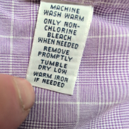 Chemise Polo Ralph Lauren Regent Classic Fit Violet Carreaux M/L manches courtes
