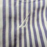 Chemise Nautica XXL Violet Rayures 100% Coton Mercerisé Logo Brodé