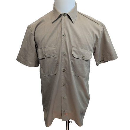 Chemise Dickies S Beige Manches courtes 2 Poches Workwear Poche Stylo
