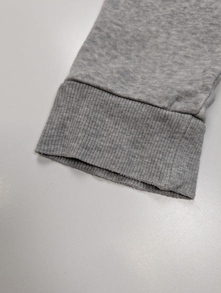 ➜ Sweat à Capuche Adidas Vintage - Logo Poitrine - Gris - Taille S