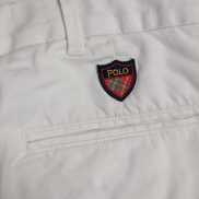 Pantalon chino Polo Golf Ralph Lauren W40 L32 blanc écusson brodé
