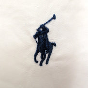 Chemise Ralph Lauren Blake M/L blanc uni 100% coton Manches longues