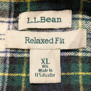 L.L. Bean Flanelle Capuche Zippée Surchemise Veste Bûcheron XL |322S