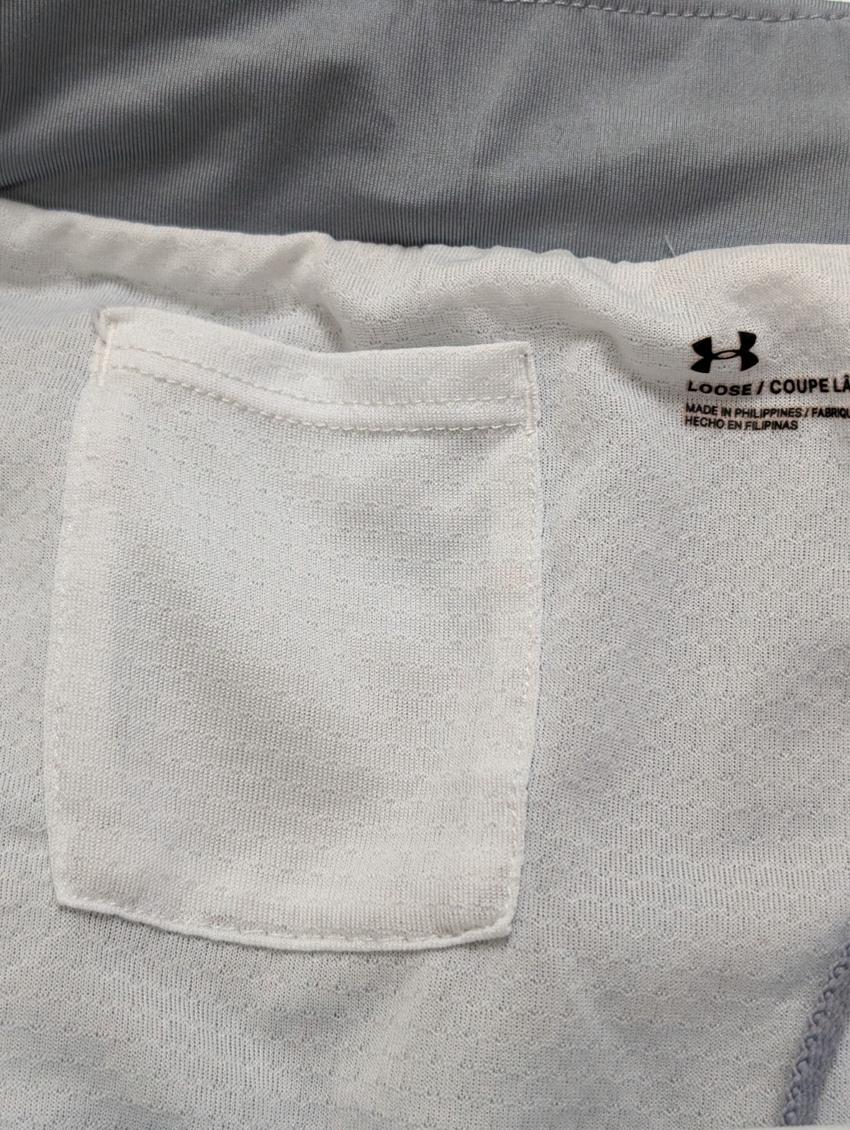 Short Under Armour HeatGear avec Doublure Intégrée - Gris - Femme Taille L