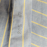 Chemise Ralph Lauren Vintage Yarmouth 2XL Bleu Rayures Jaune Coton
