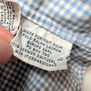 Chemise Polo Ralph Lauren Classic Fit XL Bleu Carreaux Manches Longues