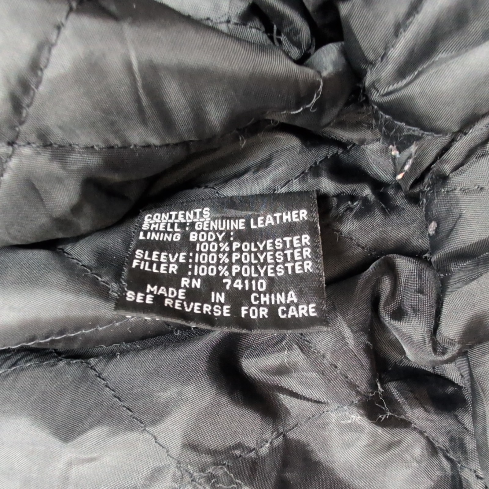 Blouson Cuir XXL Arcadia Noir 2XL Bomber Flight Jacket Veste Vintage | 55c