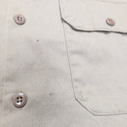 Chemise Dickies XL Kaki Clair 2 Poches Manches Courtes Workwear