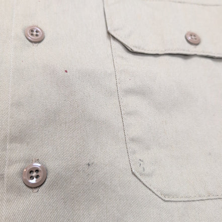 Chemise Dickies XL Kaki Clair 2 Poches Manches Courtes Workwear