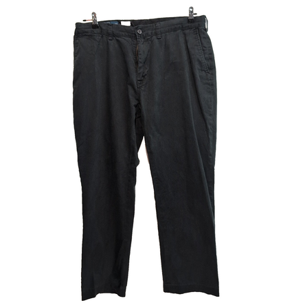Pantalon Chino Polo Ralph Lauren W38 L32 Noir Logo Vert Coton