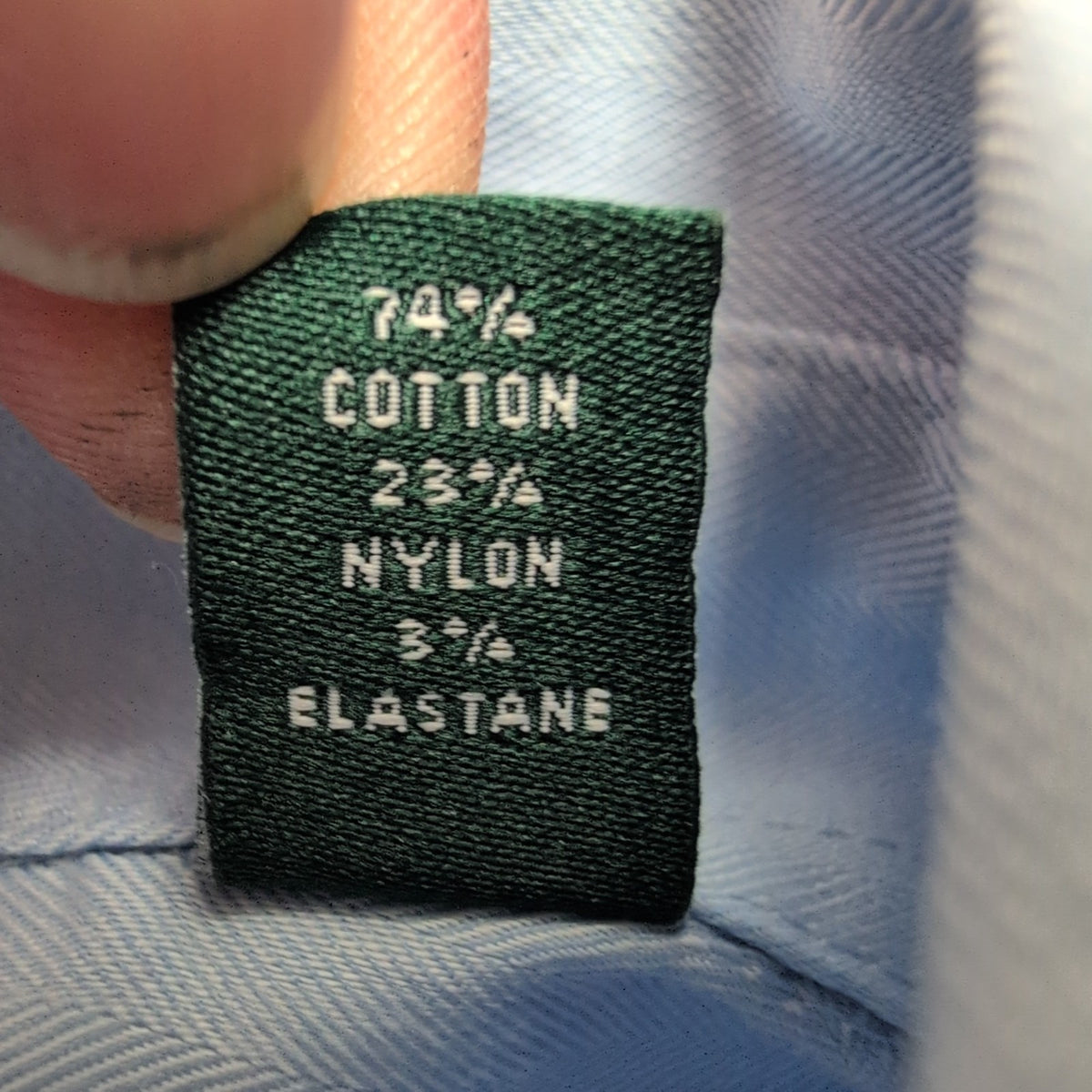 Chemise Lauren Ralph Lauren XL Bleu Rayures Regular Fit Performance Stretch