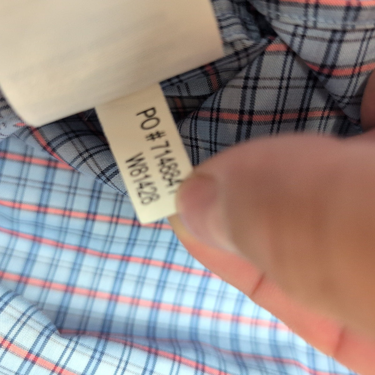Chemise Nautica L Maurice Bleu Rouge Carreaux Manches courte Stretch Classic Fit