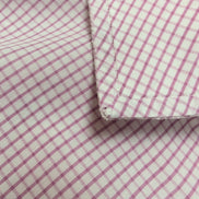 Chemise BURBERRY 100% Coton Rose Fuchsia L Logo Brodé Manches Longues