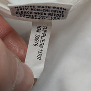 Ralph Lauren Chemise Classic Fit S/M Blanche Logo Bleu Marine