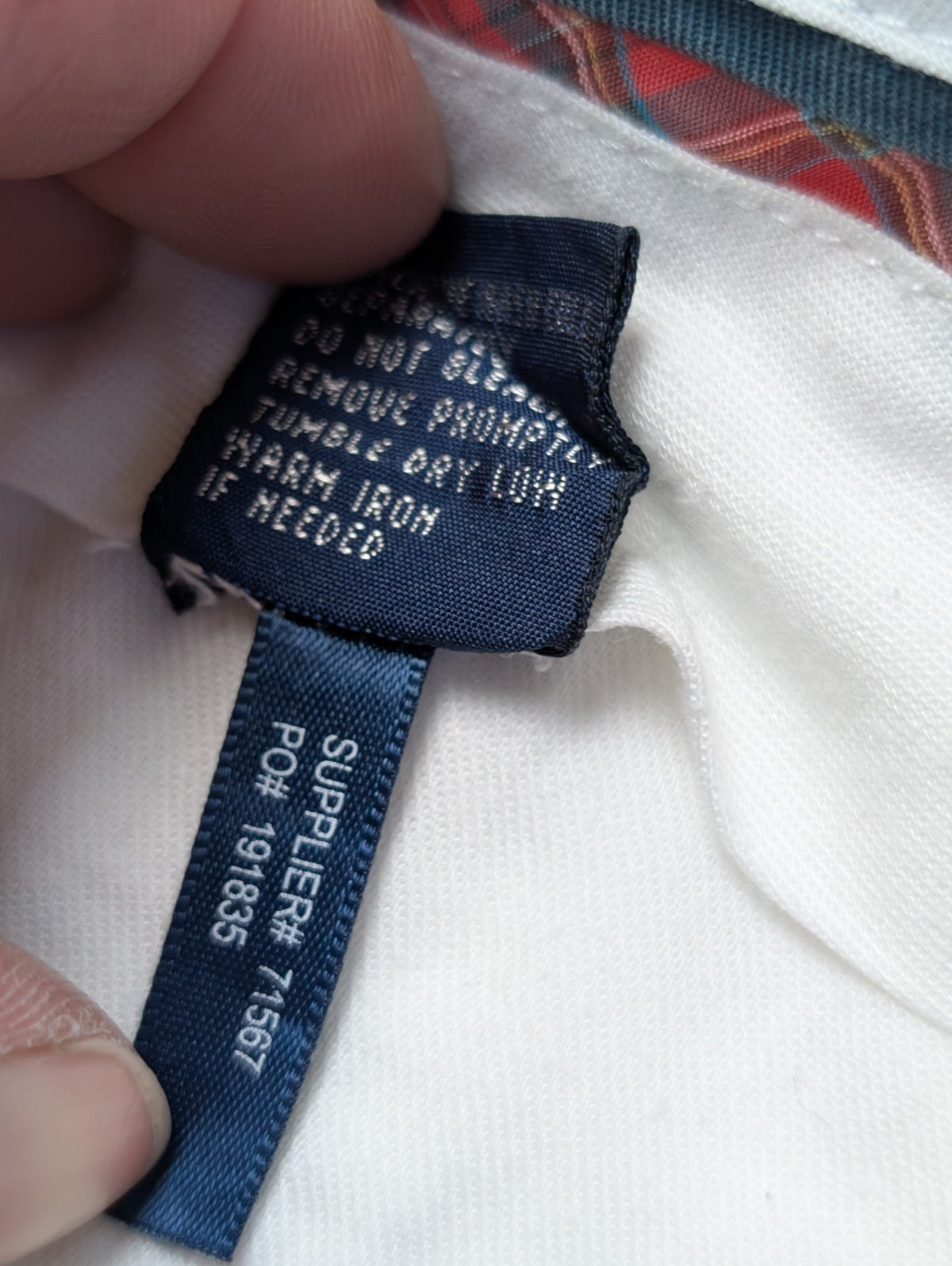 Pantalon chino Polo Golf Ralph Lauren W40 L32 blanc écusson brodé