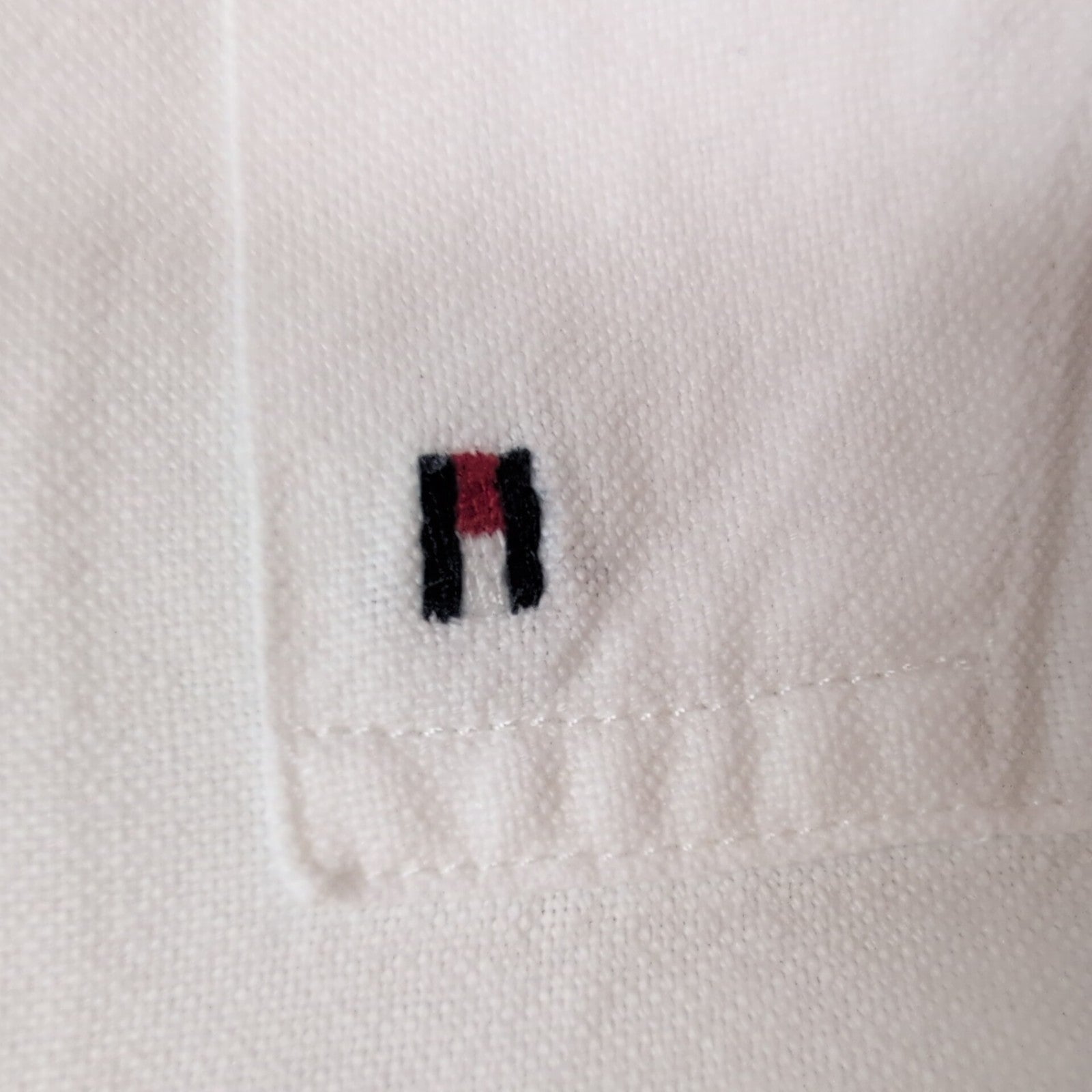 Chemise Tommy Hilfiger Blanche 1 poche Taille XL / XXL Vintage