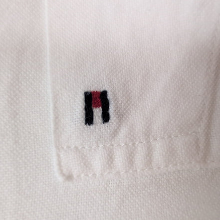 Chemise Tommy Hilfiger Blanche 1 poche Taille XL / XXL Vintage