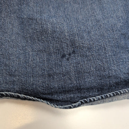 Chemise Carhartt 2XL Western Denim Épais Bleu Pression Vintage