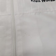 Veste Adidas Trainer Blanche Taille XL (Coupe large - Mesures réelles)