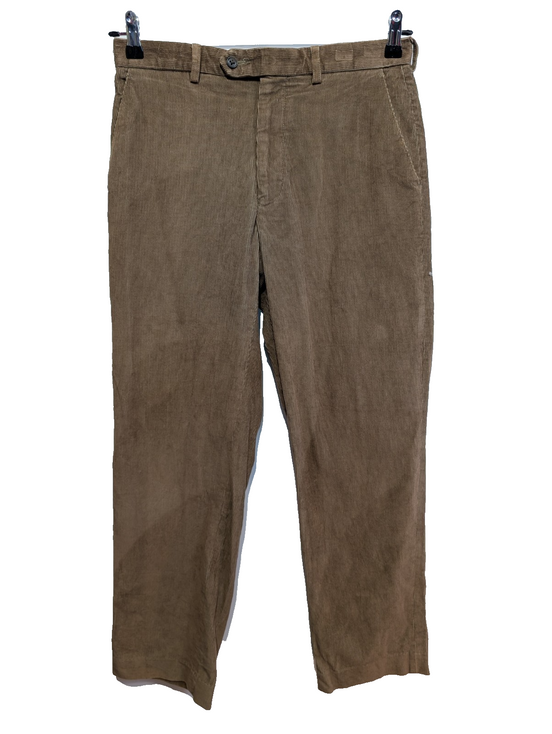 Pantalon Velours Côtelé Lauren Ralph Lauren W30 L30 Marron Clair Homme 👖🪵✨
