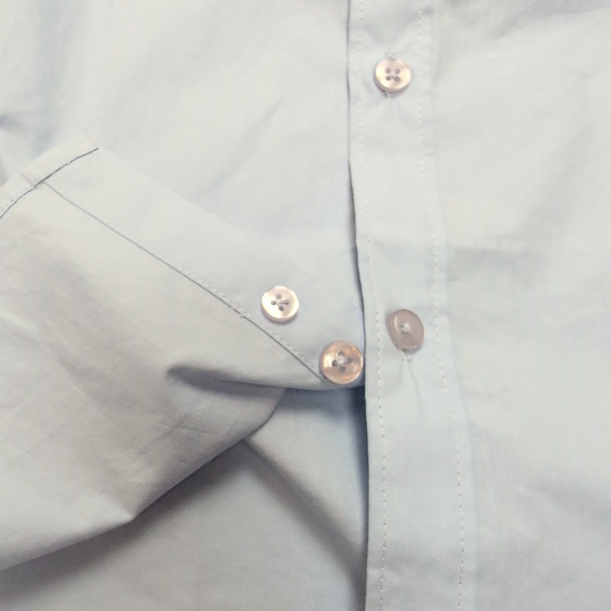 Chemise Todd Shelton M Neuve Étiquette Slim Fit 100% Coton Bleu Unie
