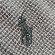 Gilet Polo Ralph Lauren sans manches gris zippé coton Pima taille M
