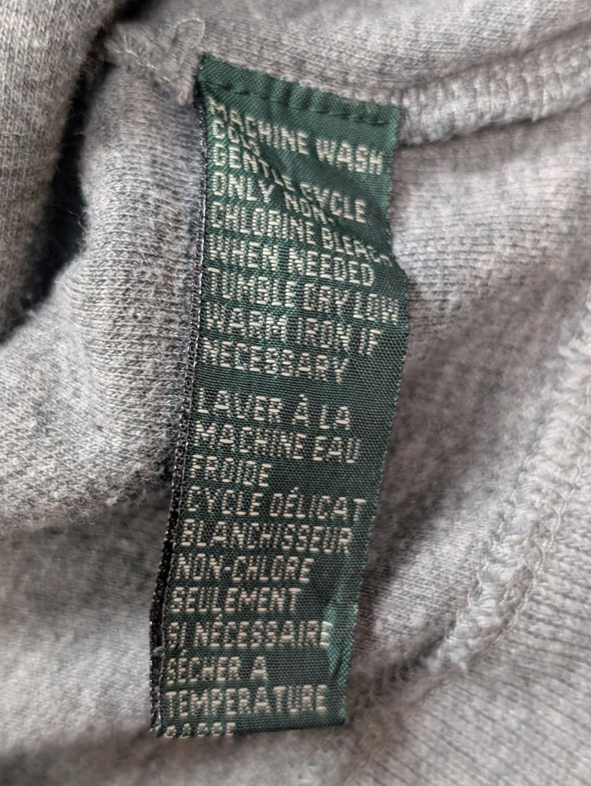 Gilet Sans Manches Lauren Ralph Lauren Femme P/M Gris Coton Zippé 2 Poches