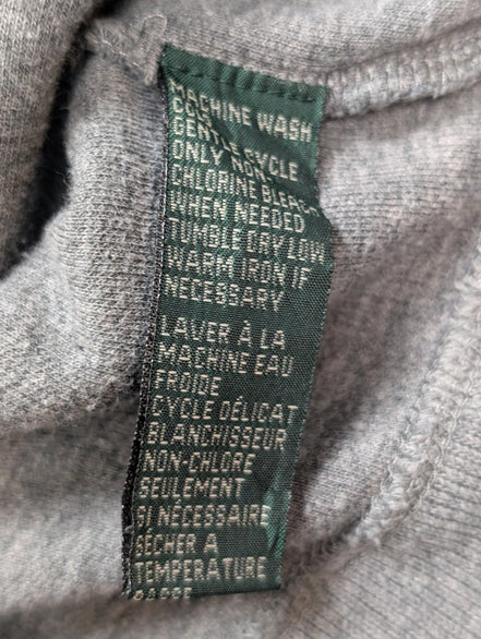 Gilet Sans Manches Lauren Ralph Lauren Femme P/M Gris Coton Zippé 2 Poches