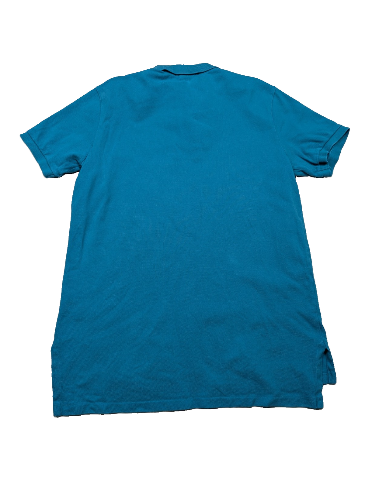 Polo manches courtes Polo Ralph Lauren M bleu turquoise logo marine Custom Fit