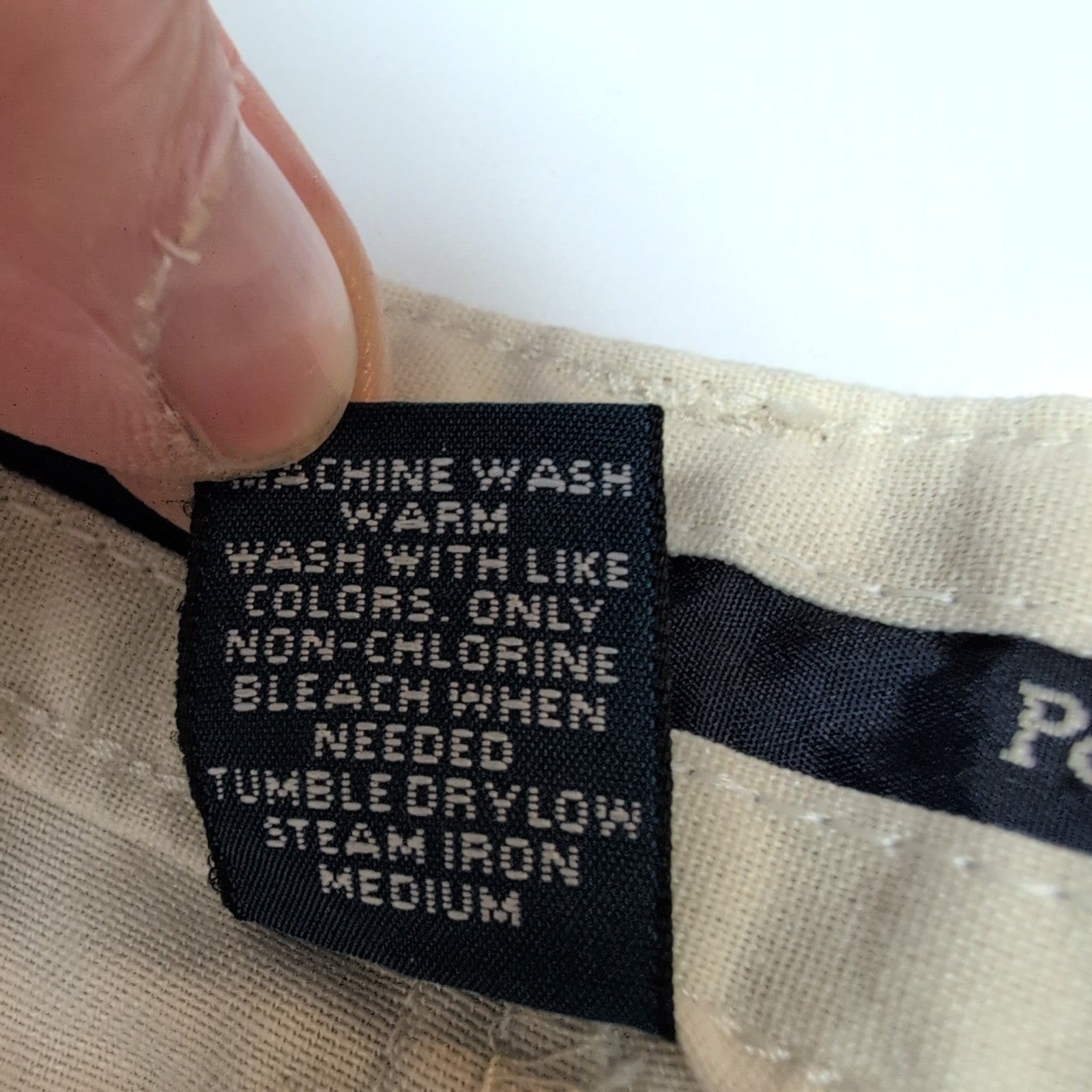 Pantalon chino Polo Ralph Lauren crème taille W33xL32 FR42 #30cr