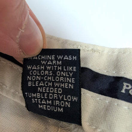 Pantalon chino Polo Ralph Lauren crème taille W33xL32 FR42 #30cr