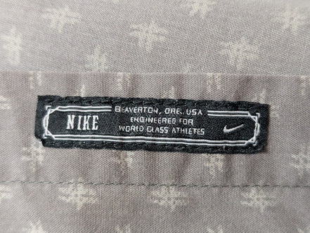 Chemise Nike kaki à motifs manches longues homme taille XL