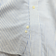 Chemise Chaps bleu rayures manches longues 1 poche XL XXL