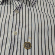 Chemise Fila blanche à rayures taille L #143msch