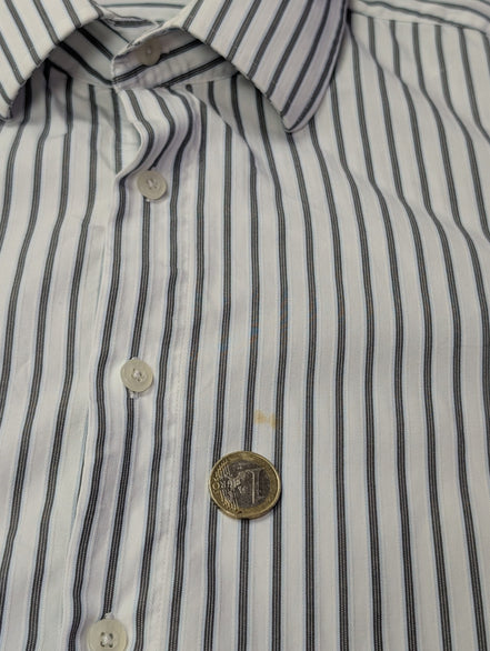 Chemise Fila blanche à rayures taille L #143msch